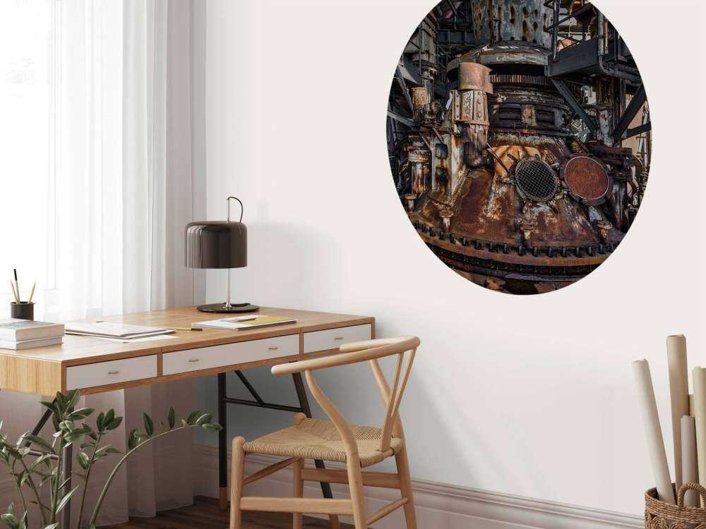 Roestige oude fabriek