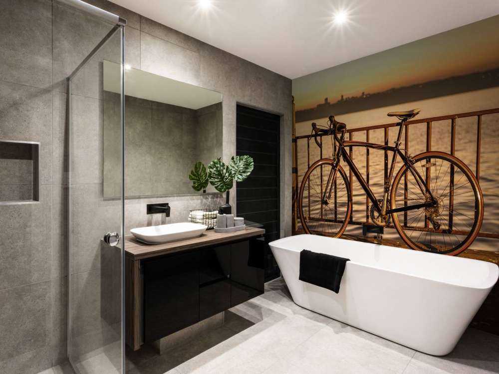 Racefiets aan het water