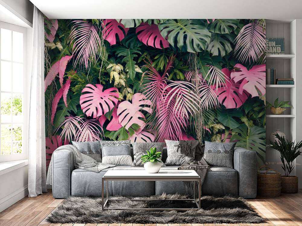 Gevarieerde en kleurrijke bladeren