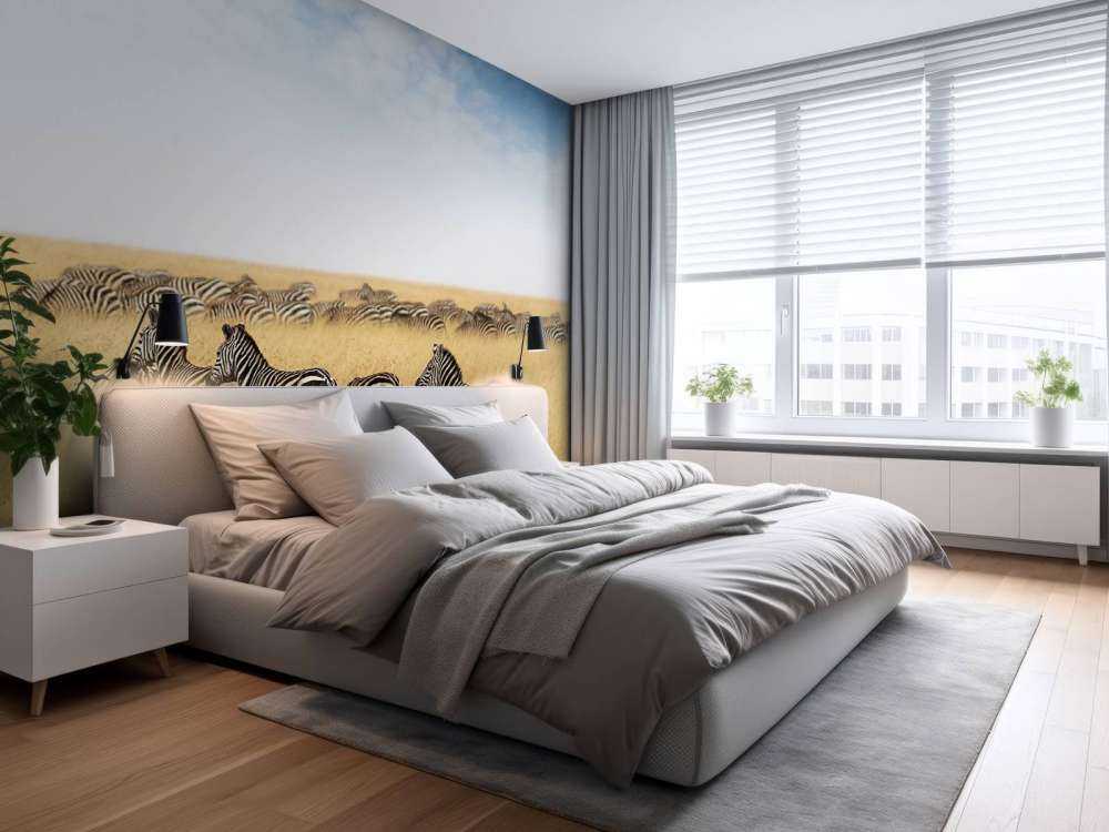 Kudde zebra's in Kenia