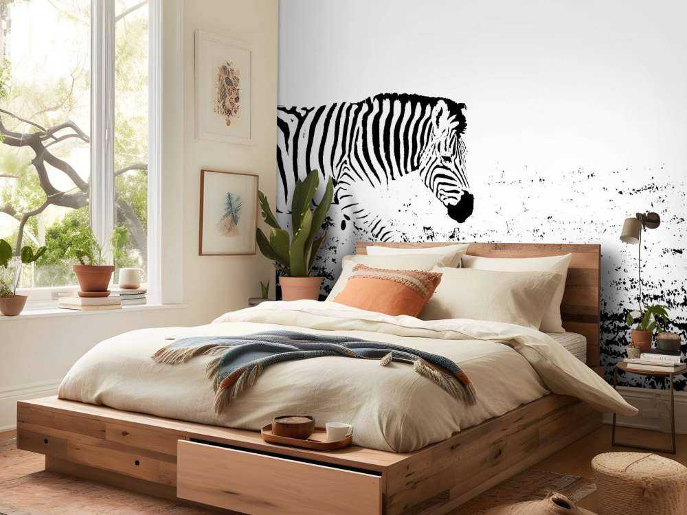 Zebra's in de weide design