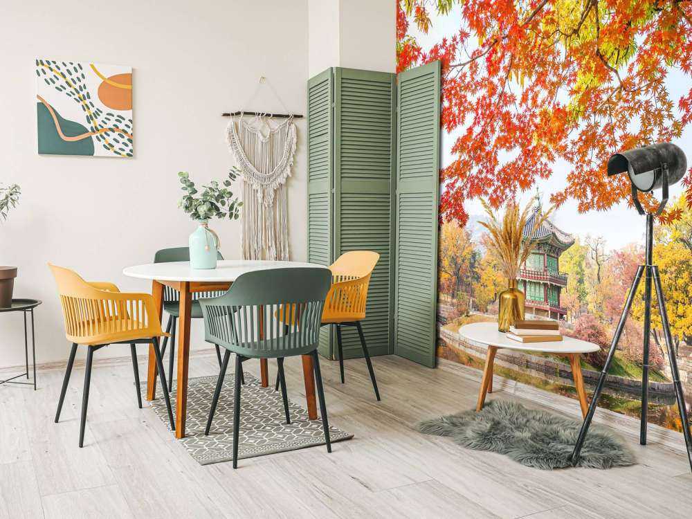 Gyeongbukgung Palace in de herfst