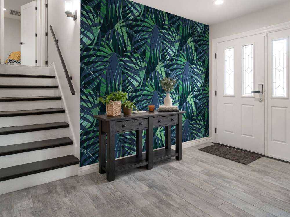 Groene palmbladeren