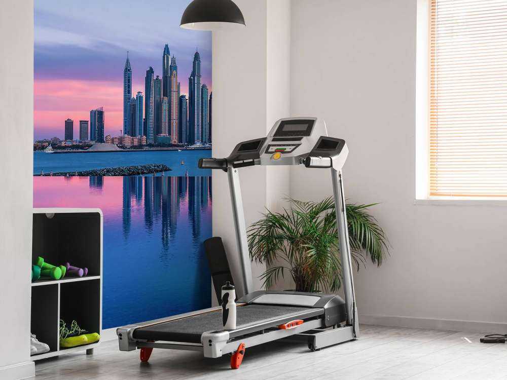 Dubai Marina bij zonsondergang