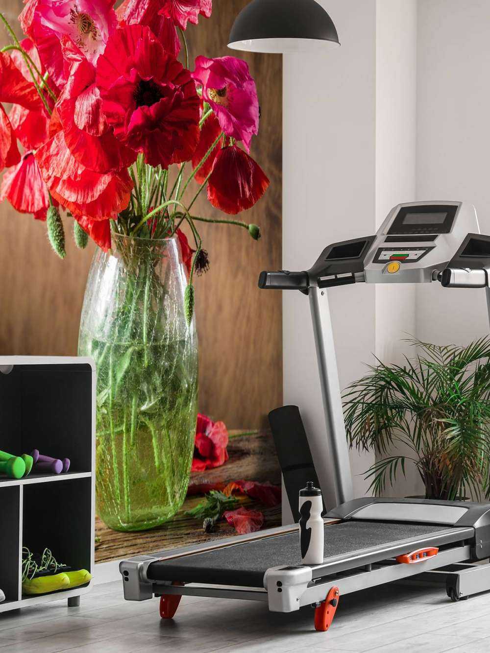 Klaprozen in een vaas