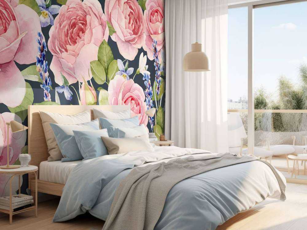 Kleurrijke rozen design