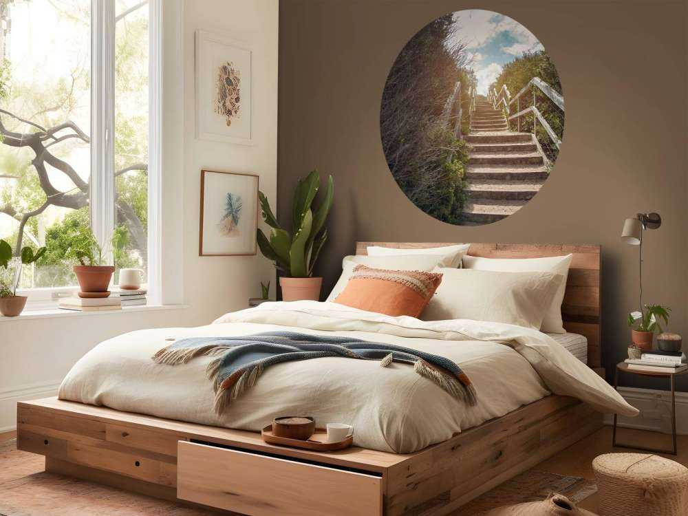 Vintage trap in de natuur