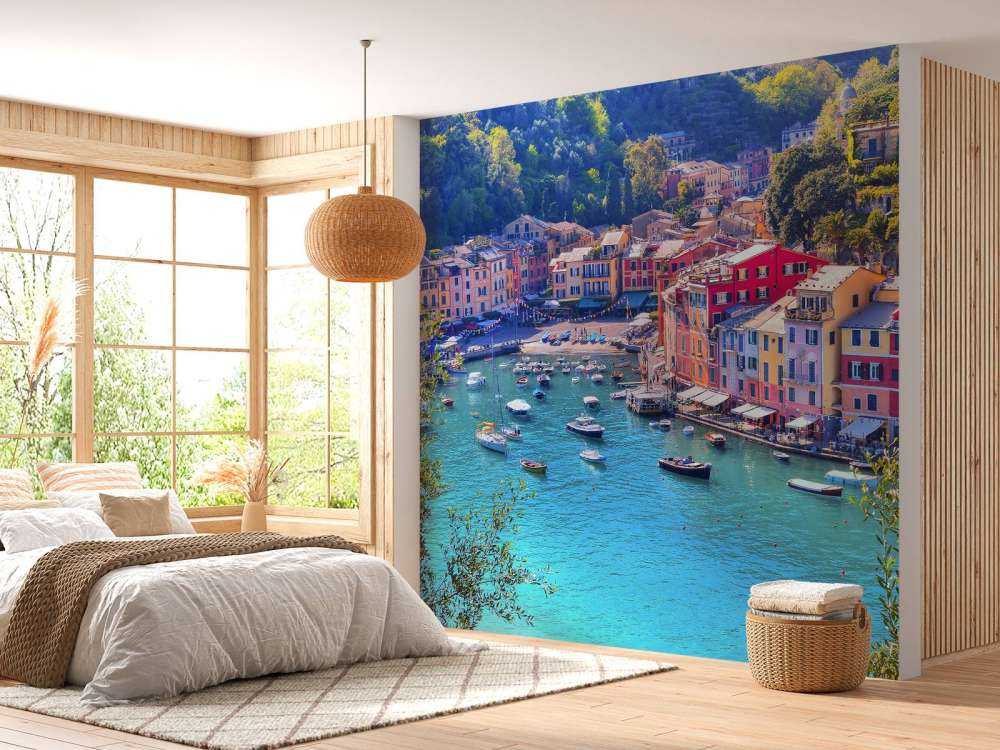 Kleine haven in Italië