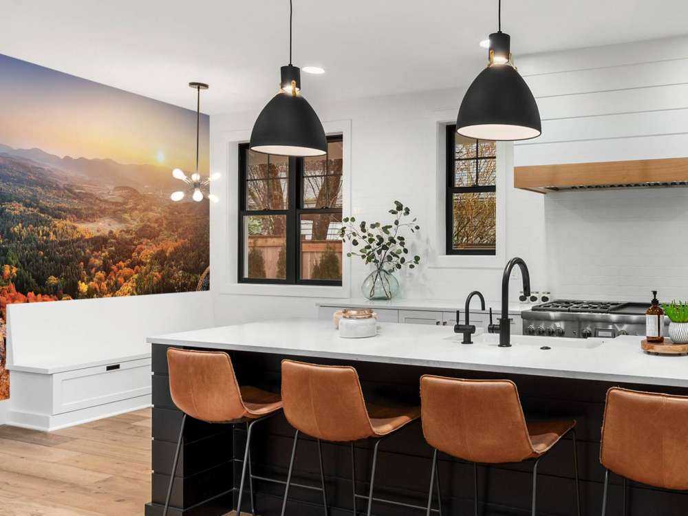 Herfstlandschap in de bergen