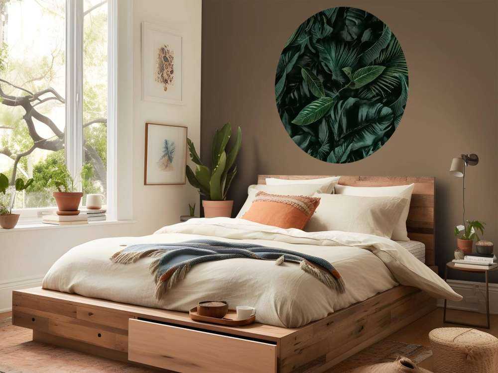 Green midnight jungle tropical escape