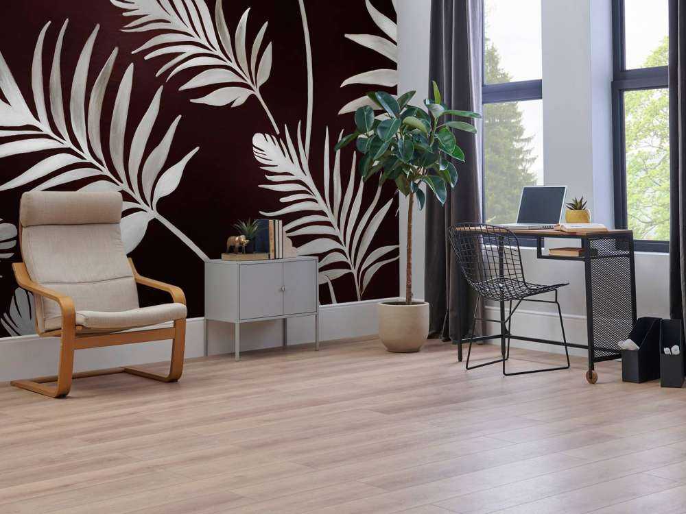 Golden leaves on dark Deep Blue