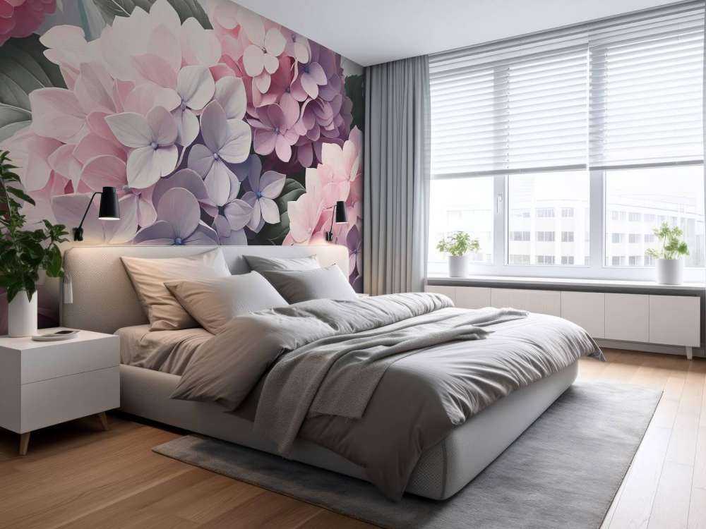 Zachte hortensia’s in pasteltinten