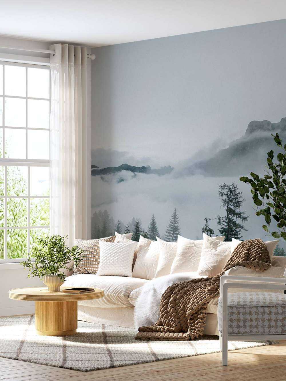 Ochtendmist over het Woud