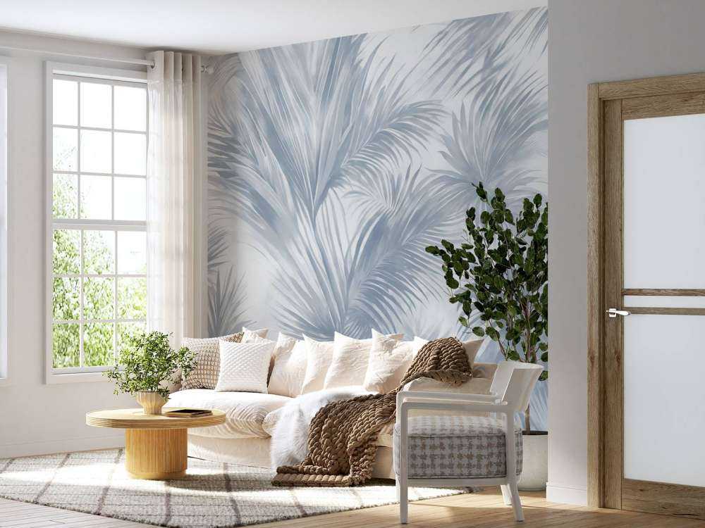 Palm Extravaganza Blue
