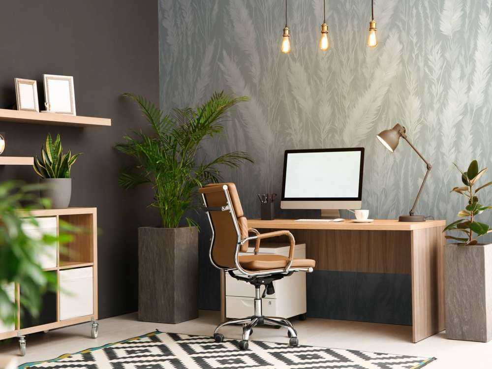 Wall of field grasses - mint green