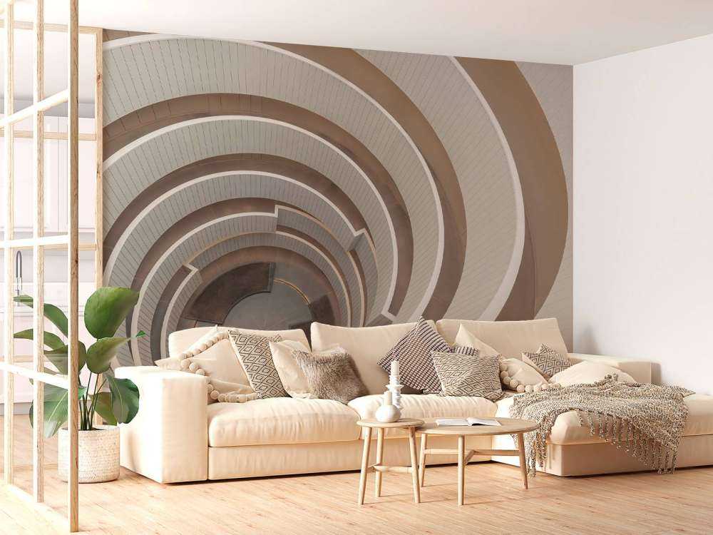 Pathway through the autumn forest