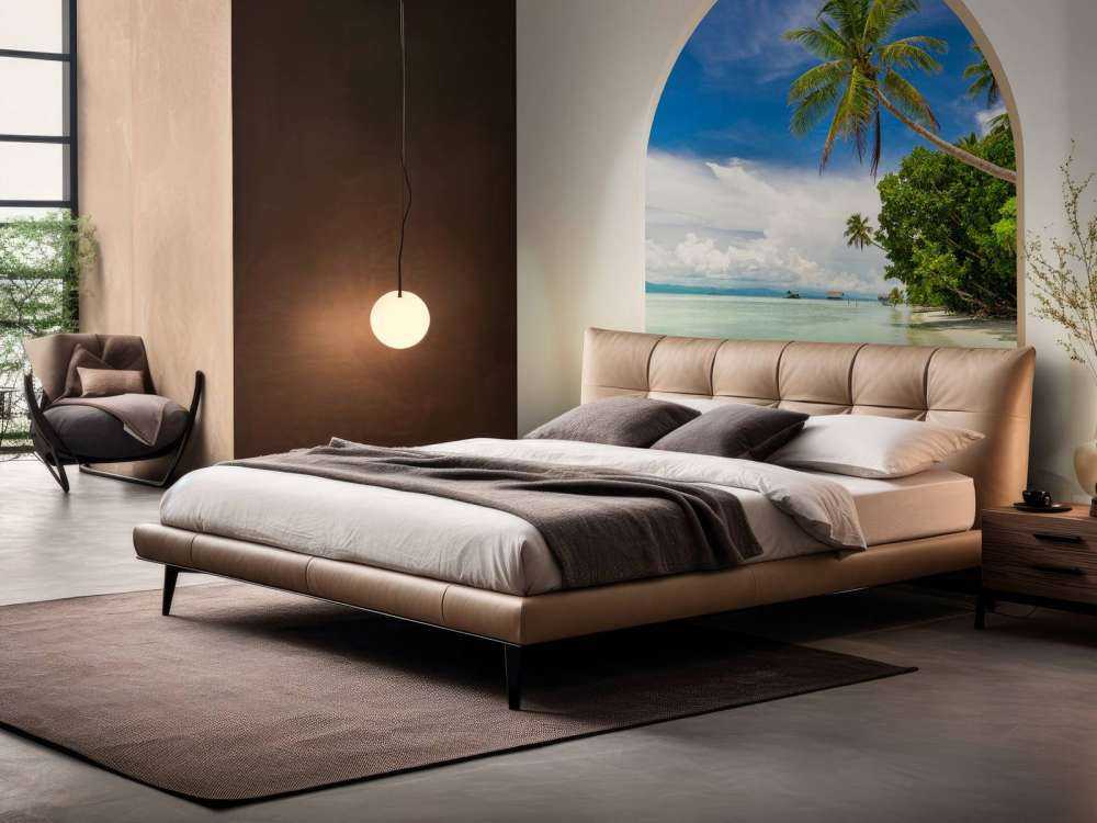 Tropisch eiland met palmbomen