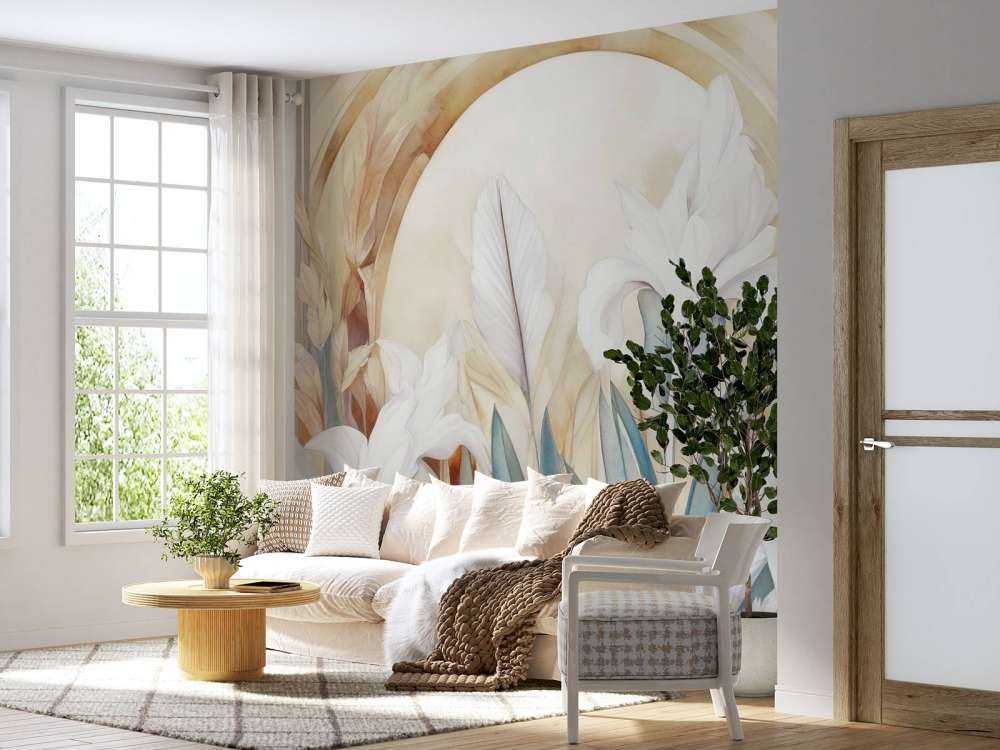 Irises at Sunrise Blue