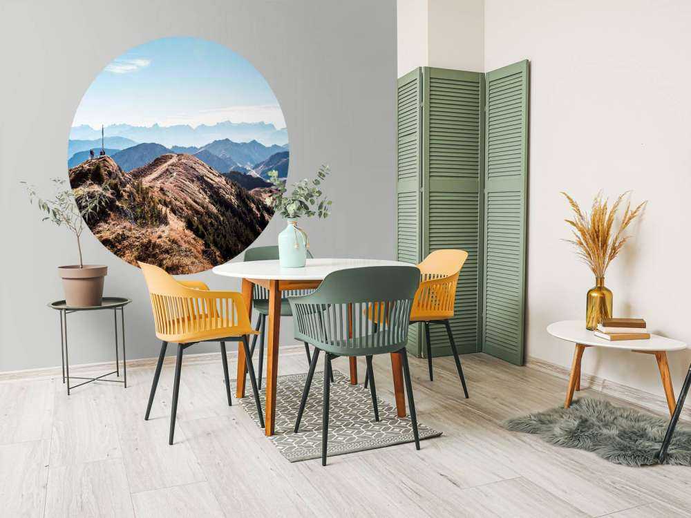 Herfstochtend op bergkam