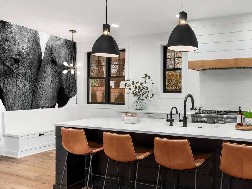 Fotobehang olifanten