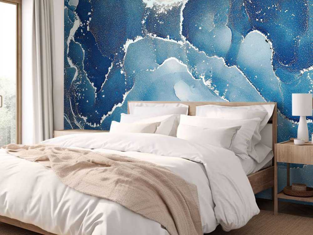 Blauw marmer