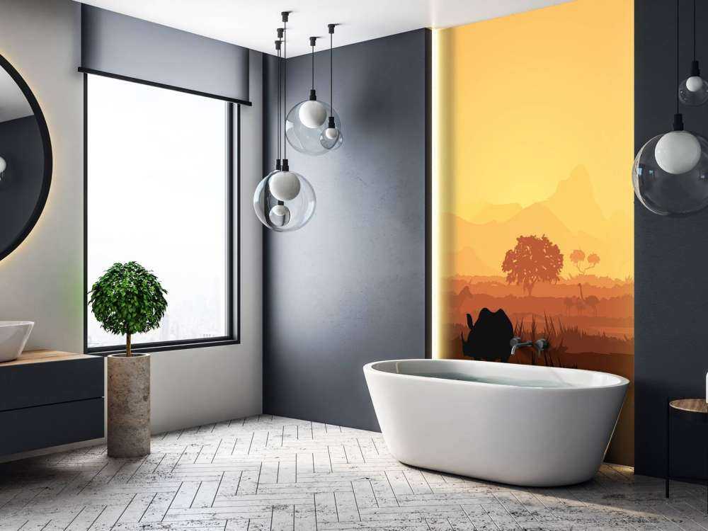 Wilde dieren op savanne