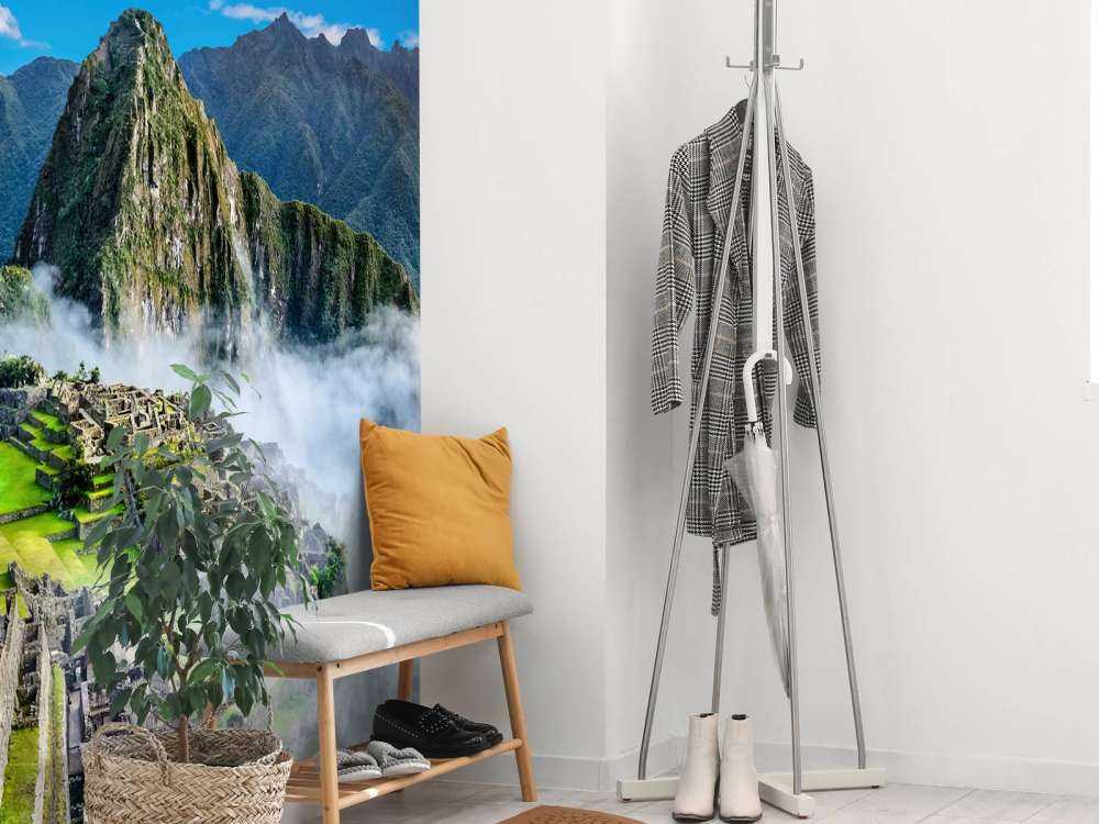 Machu Picchu in de mist