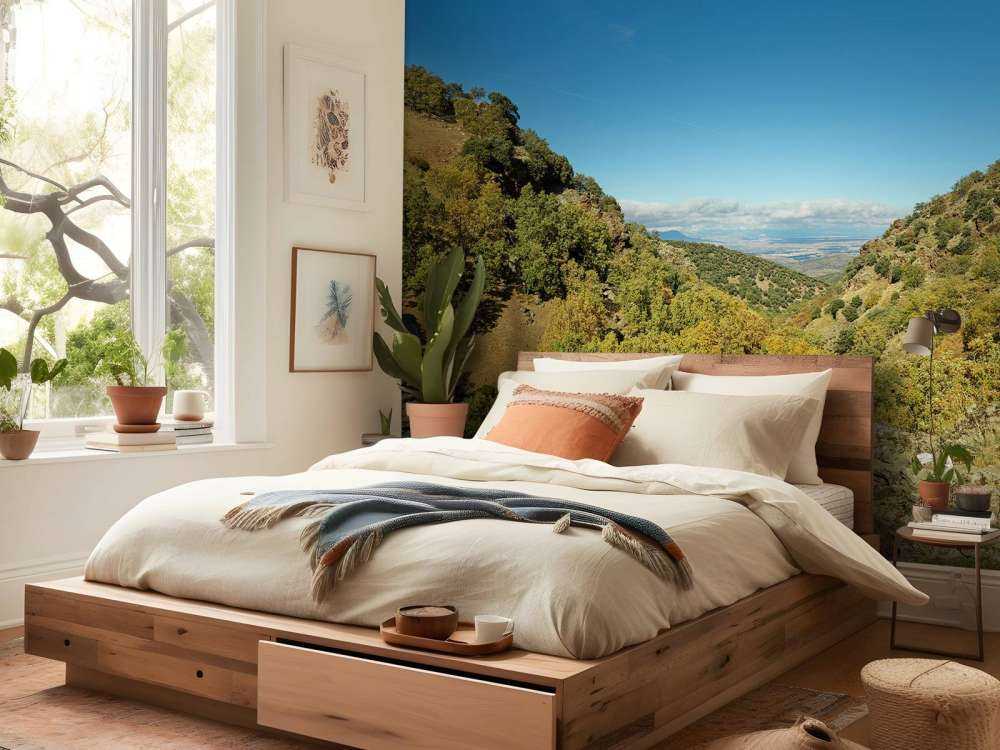 Kijkje door het berglandschap