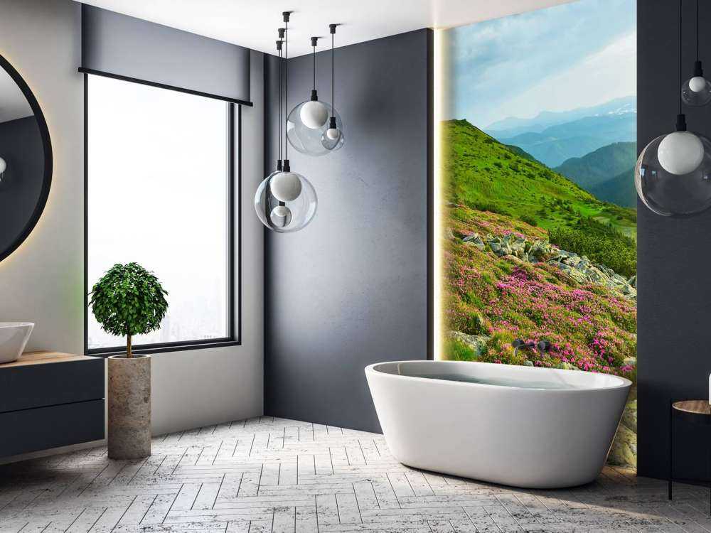 Rododendrons in de bergen