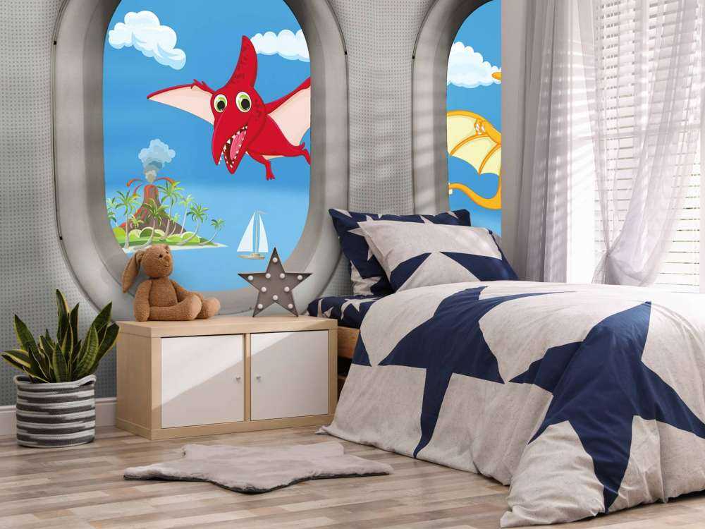 De dino vlucht