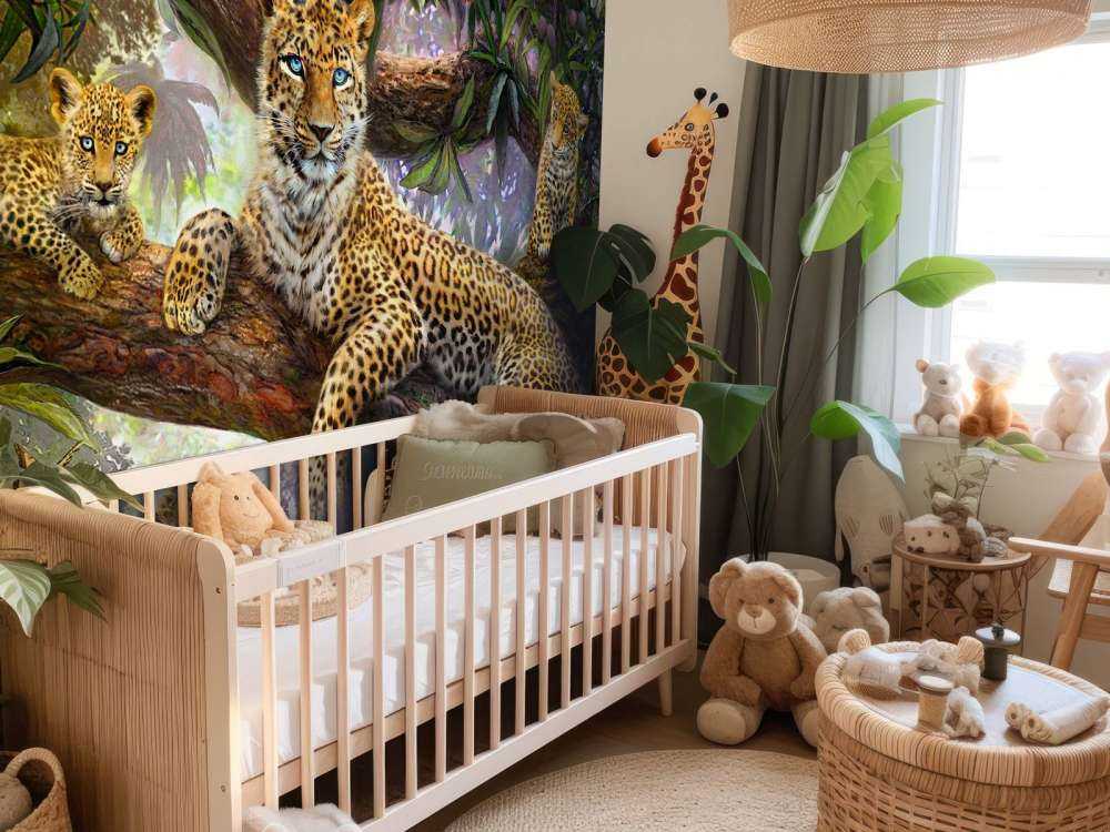 Tree Top Leopard Family