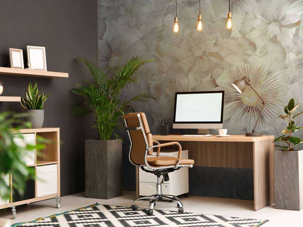 Botanical Watercolor Elegance Misty Grey