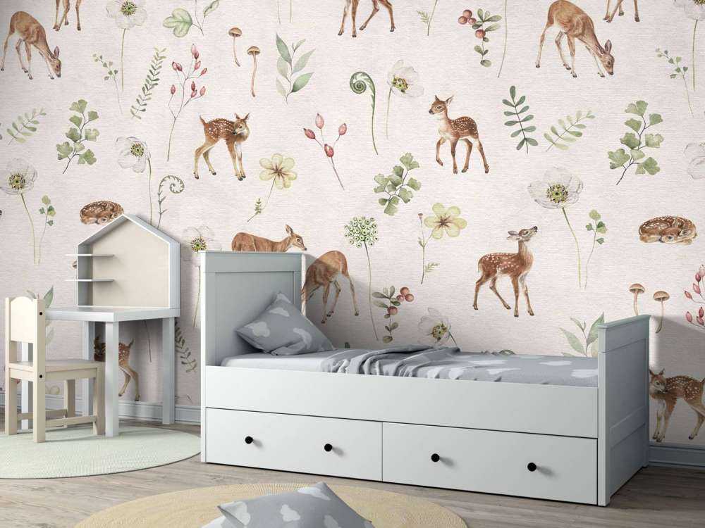 Dancing Deer - White