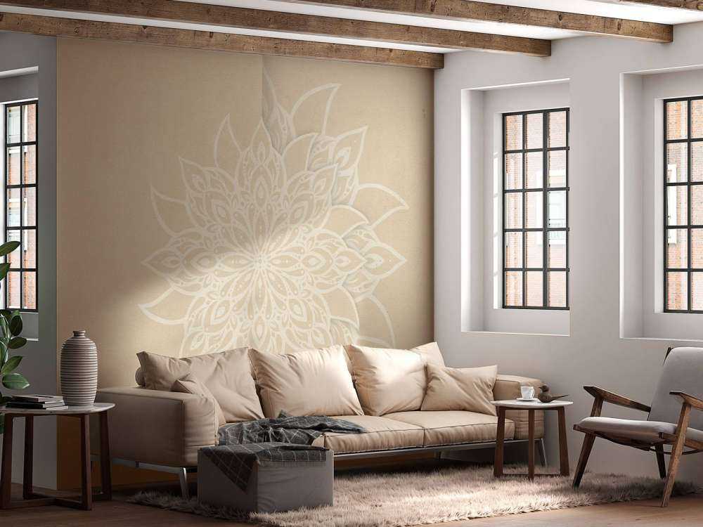 Beige Mandala Elegantie