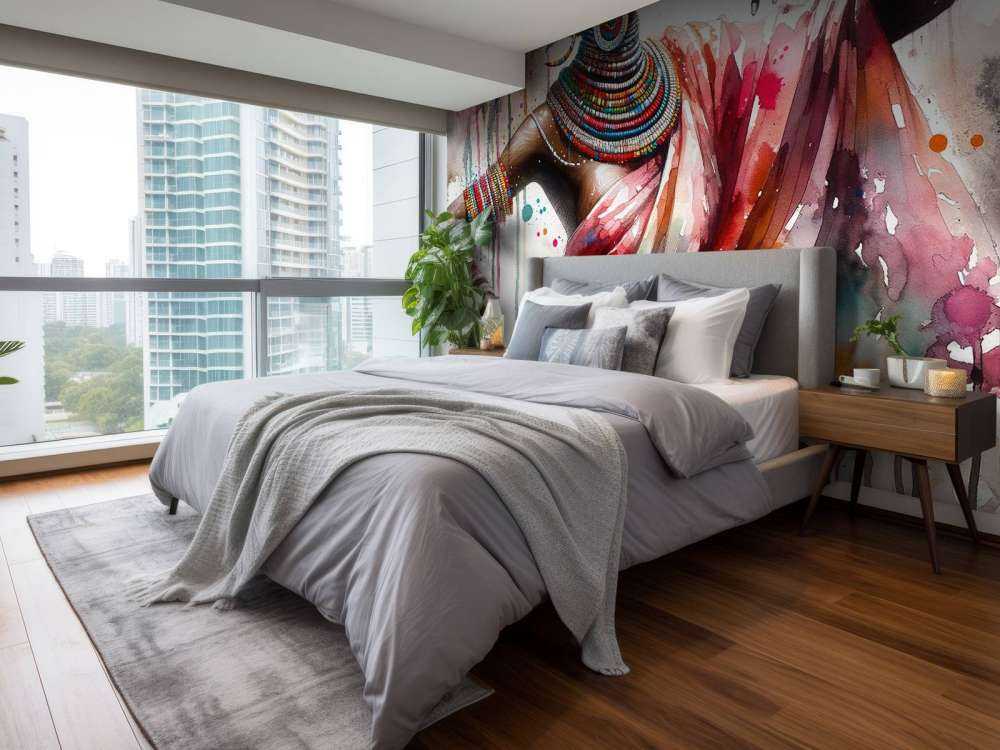 Watercolor African Dancer