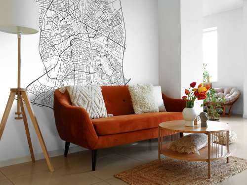 Plattegrond van Apeldoorn, wit