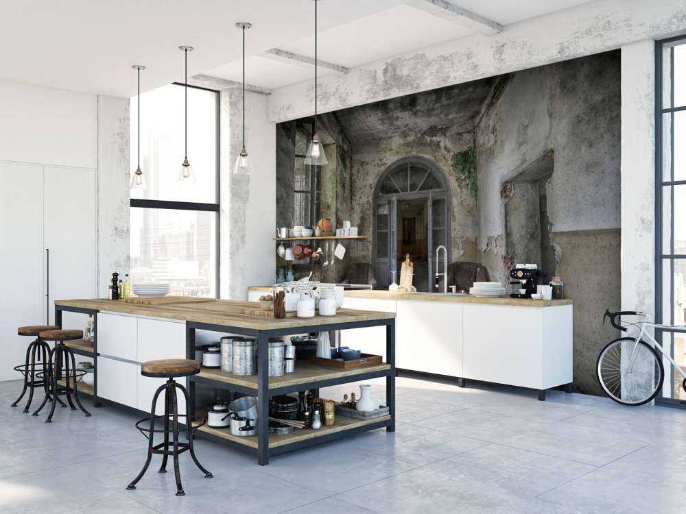 Gang in verlaten huis