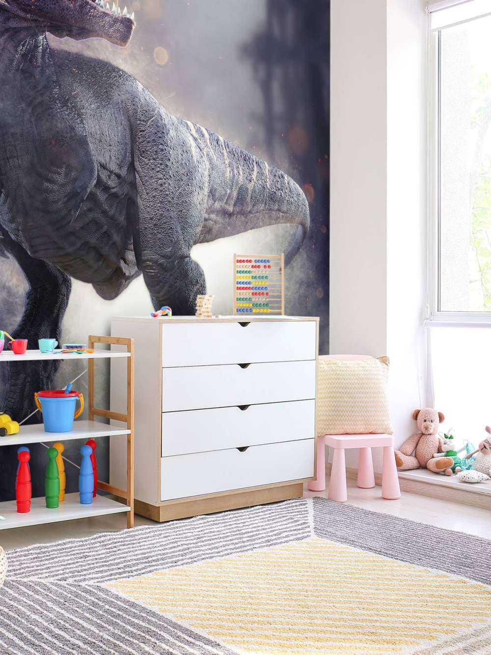 Tyrannosaurus Rex tijdens de nacht