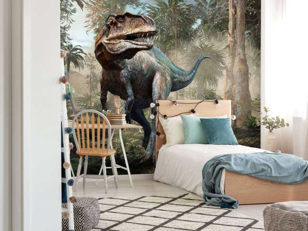 Acrocanthosaurus in het bos