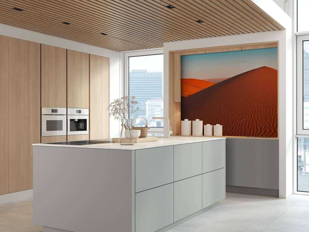 Zandduinen in de sahara woestijn