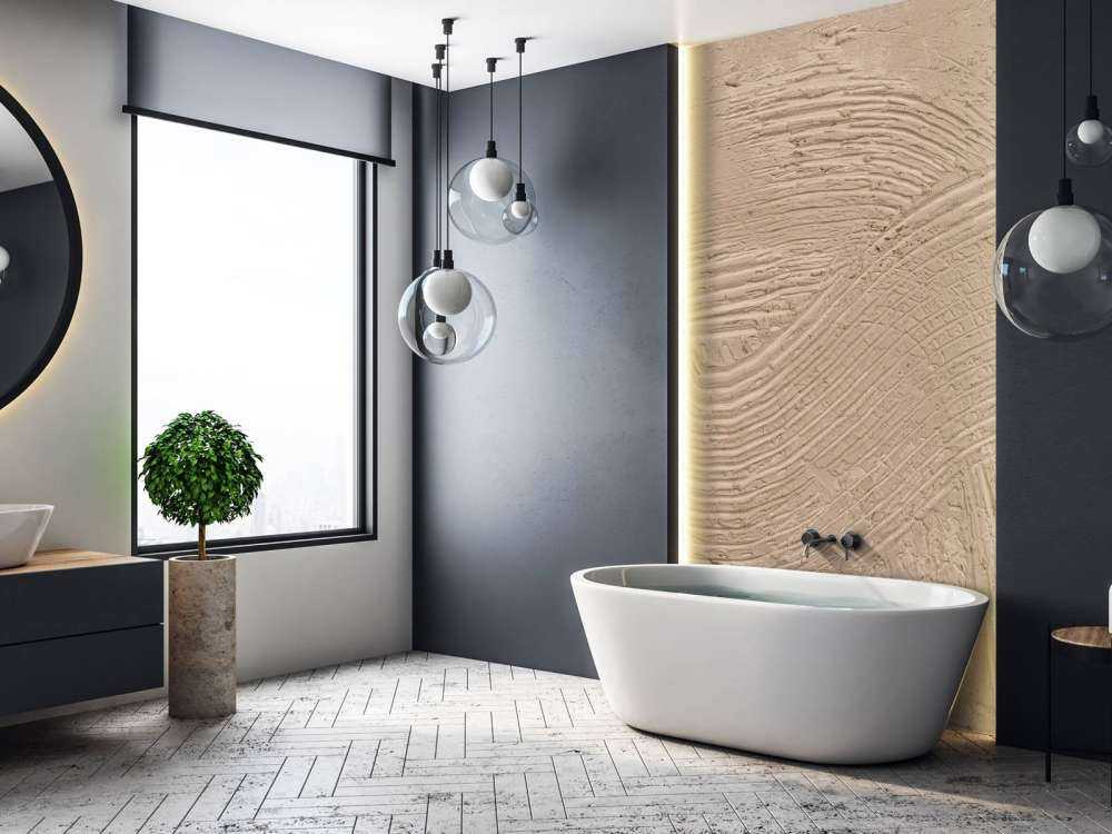 Lijnen met structuur in taupe