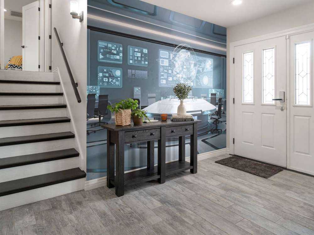 Futuristisch commandocentrum