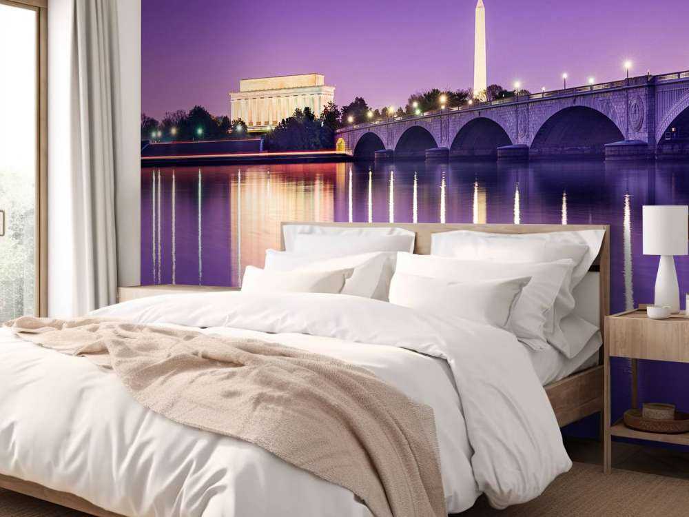 Washington met een paars effect