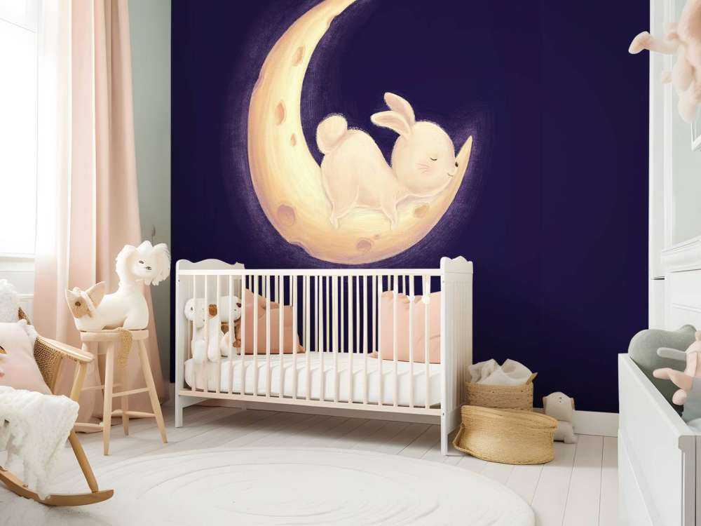 Konijntje op de maan