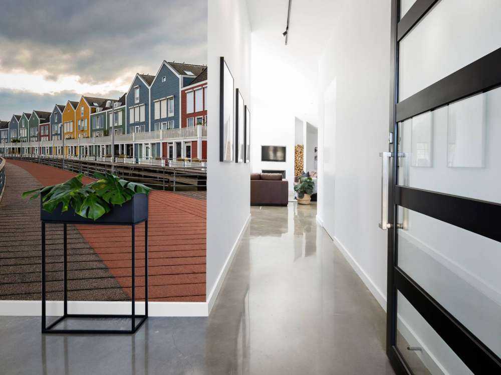 Kleurrijke huizen in Houten