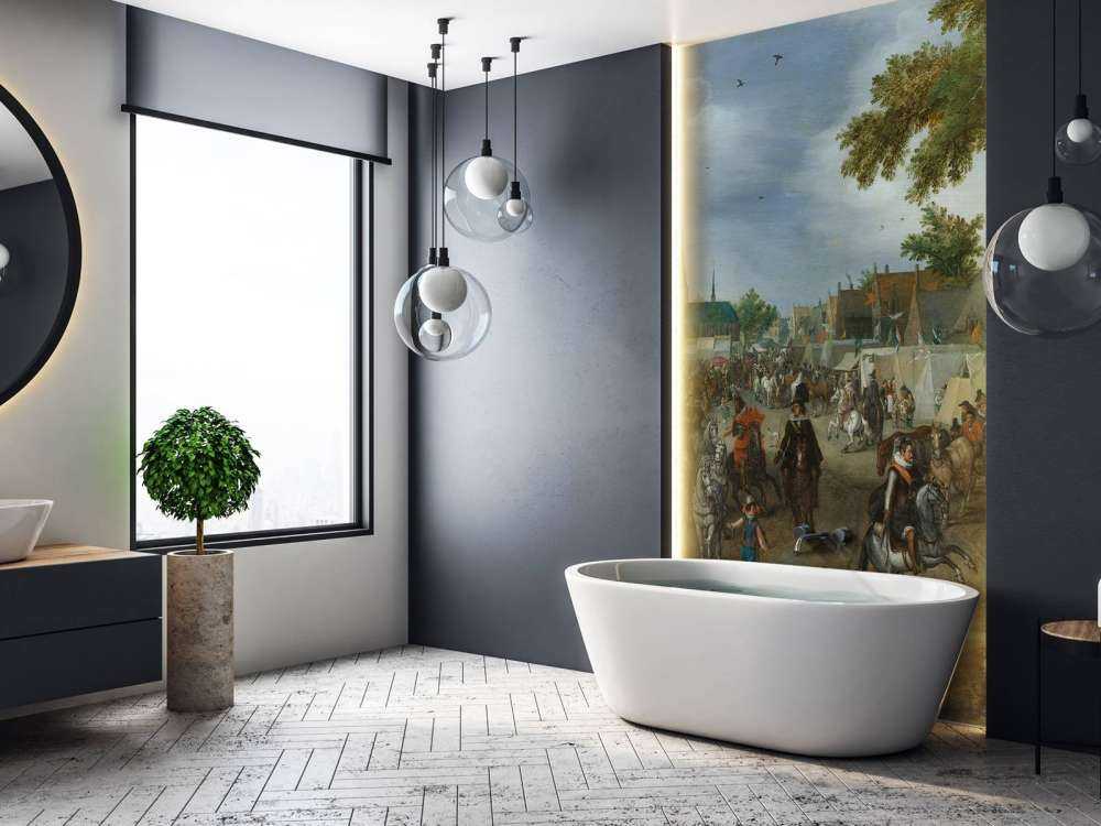 Prins Maurits en Frederik Hendrik op de paardenmarkt van Valkenburg