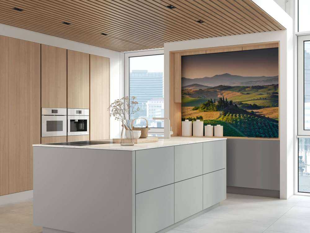 Toscaans landschap met wijngaarden