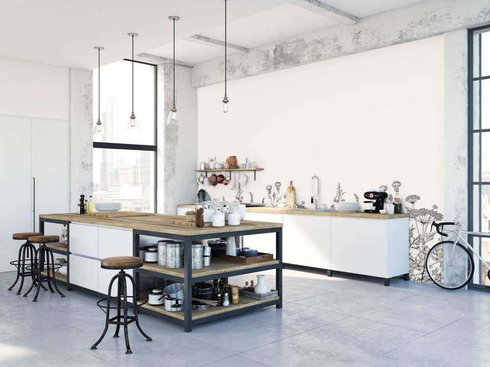 Getekende hoge grassen