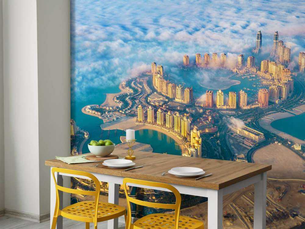 Qatar vanuit de lucht