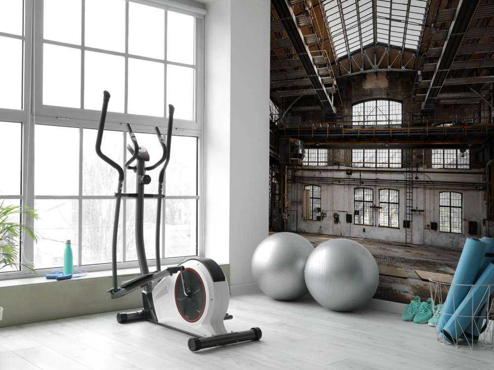 Verlaten industriële hal